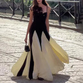 Elegant Sleeveless A-Line Maxi Dress