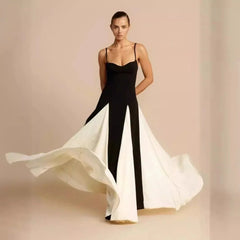 Elegant Sleeveless A-Line Maxi Dress