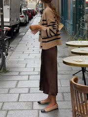 Elegant Solid Satin Maxi Dress