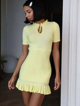 Elegant Summer Ruffle Dress