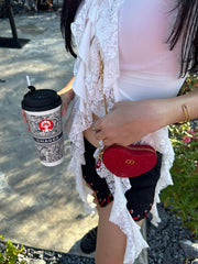 Pydshop Hollow Out Lace Crop Top Women Sexy Off Shoulder Bodycon Bandage Slim Tank Tops Ladies 2024 Folds Lace-up T-shirts Femme