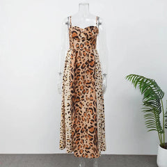 Fashion Leopard Print Bodycon Dress