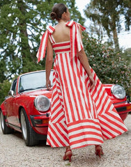 Fresh Striped Sexy Summer Dress