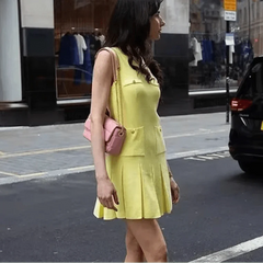 High Waisted Knitted Mini Dress