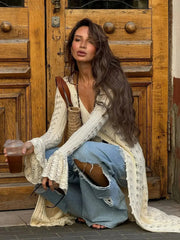 Hollow Breasted Sweater Dress