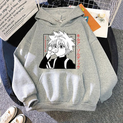 Japanese Anime Hoodies Hunter X Hunter Men Women Pullovers Hoodies Sweatshirts Killua Zoldyck Hisoka 90s Hoody Tops Mens Hoodie
