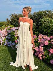 Ruffle Off-Shoulder Midi Dresses