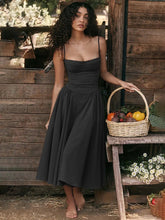 Slim Bodycon A-Line Midi Dress