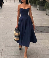 Spaghetti Straps Vintage Dress