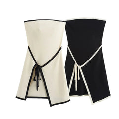 Strapless Knitted Bodycon Mini Dress