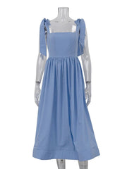 Summer Elegant High Waist Dress