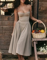 Summer Elegant Midi A-Line Lovely Dress