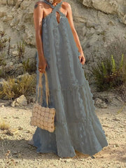 Summer Fashion V-Neck Sleeveless Dress