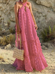 Summer Fashion V-Neck Sleeveless Dress