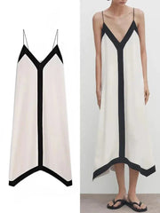 V-Neck Sleeveless Dress