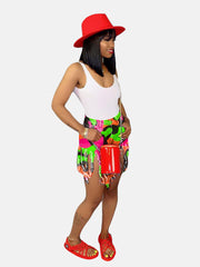 High Waist Tassel Jeans