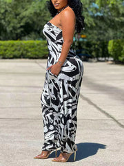 Halter High Waist Sleeveless Jumpsuit