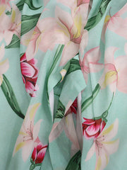 Floral Printed Ruffle Romper