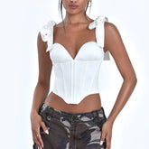 Bow-tie Boned Corset Top