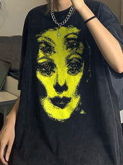 Screen Print Oversized Tee