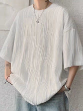 Men's Pleated Short Sleeve Tee