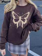 Splash Butterfly Pullover Sweatshirt