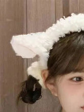 White Sheep Fuzzy Headband