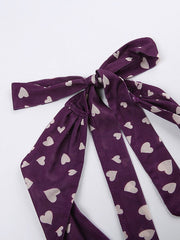 Heart Print Halter Mesh Cropped Tank Top