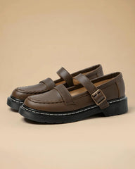 Women's Casual Daily Adjusting Buckle Flats