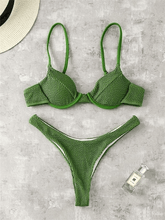 Smock Push Up Underwire Bikini Set