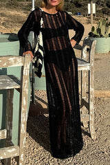 Sexy Lace Up Backless Swimwears Cover Up