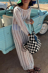 Sexy Lace Up Backless Swimwears Cover Up