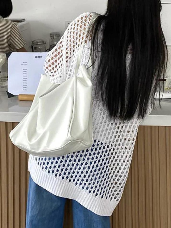 Pydshop Knit Cutout Thin Crochet Top