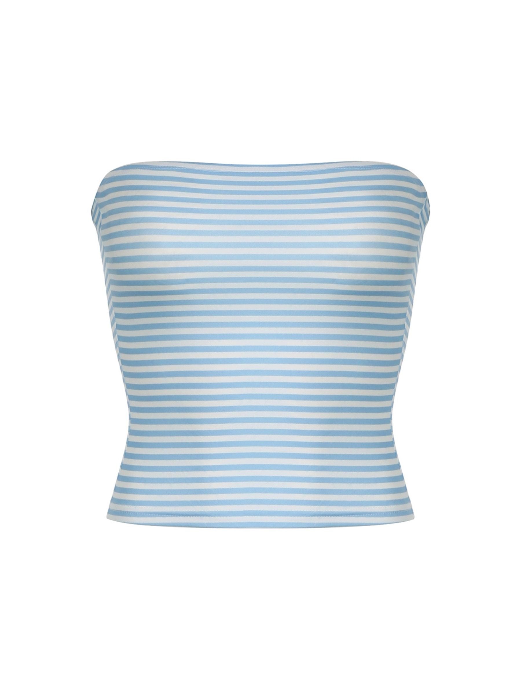 Pydshop Arina Striped Knitted Tube Top