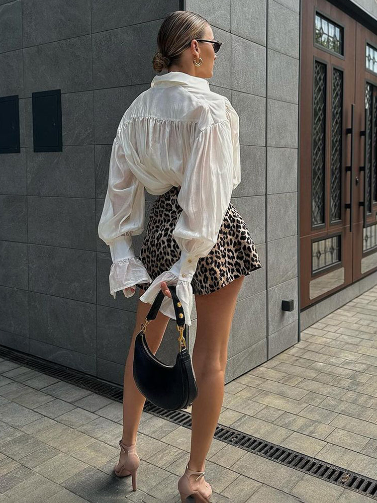 Pydshop Elegant Loose Pink Shirt Office Women's Long Sleeve Button Lapel Blouse Autumn Fashion Solid Color High Street Female TopChristmas Gifts