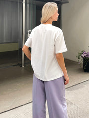 Pydshop 2023 Summer Women Casual Basic Cotton T shirt Short sleeve Casual top New tees Thick High quality Shirt Pink Grey Green Blue