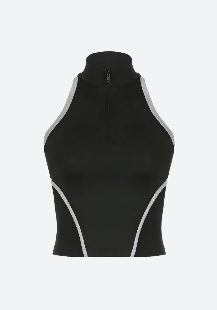 Pydshop Acubi Open Back Zip-Up Top