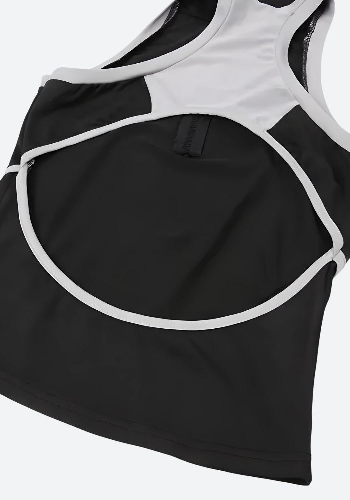 Pydshop Acubi Open Back Zip-Up Top