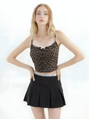 Pydshop Baddie Leopard Crop Top