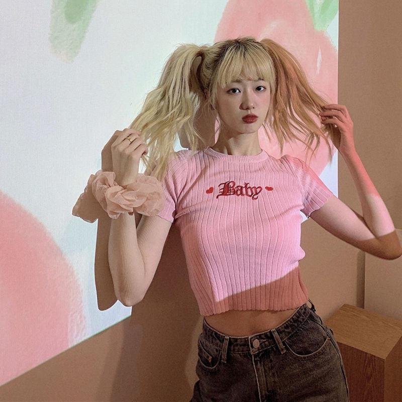 Pydshop Embroidered Crop Top