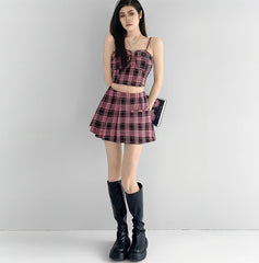 Pydshop Mini Skirt & Crop Top Two Piece Set