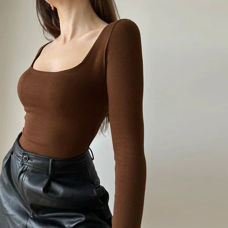 Pydshop Biana Basic Long Sleeve Top