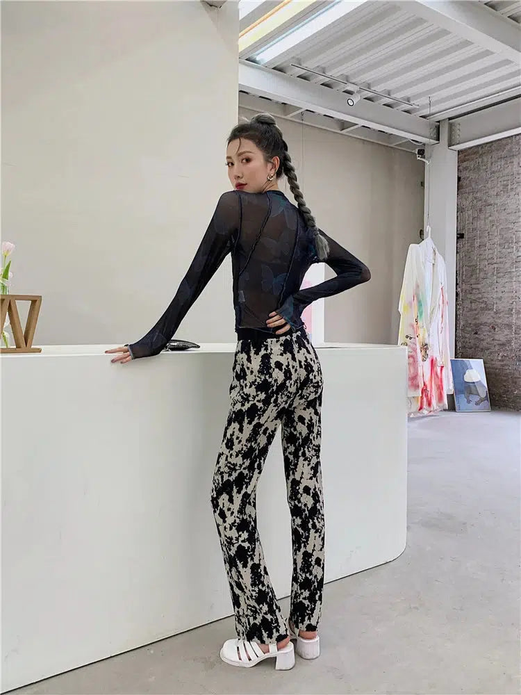 Pydshop Butterfly Seam Detailed Mesh Top