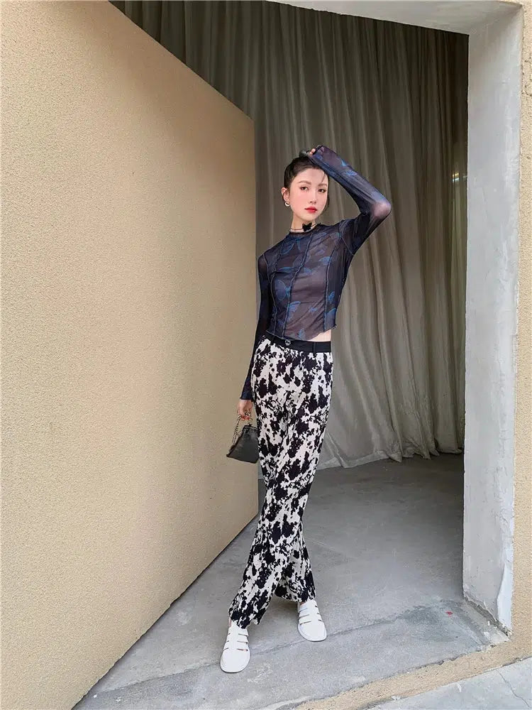 Pydshop Butterfly Seam Detailed Mesh Top