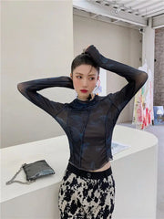 Pydshop Butterfly Seam Detailed Mesh Top