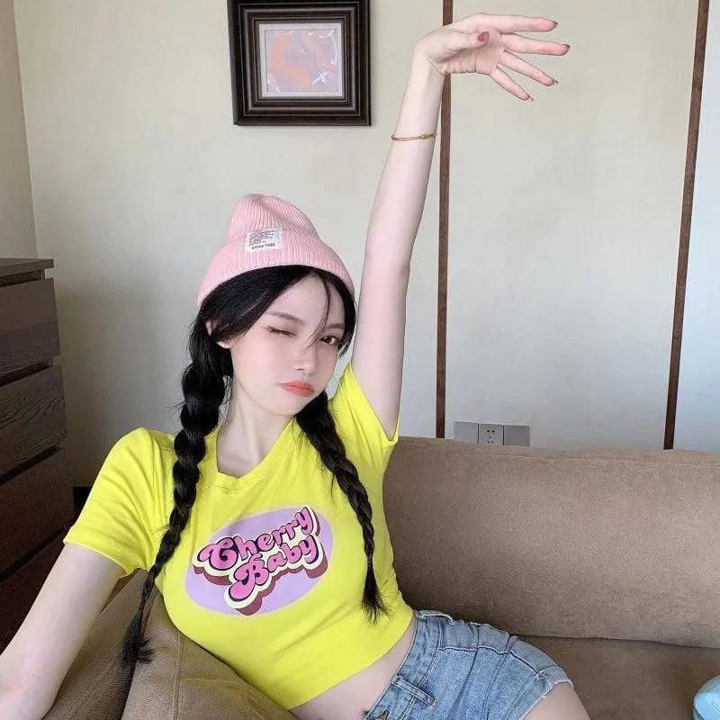 Pydshop Cherry Baby Crop Top
