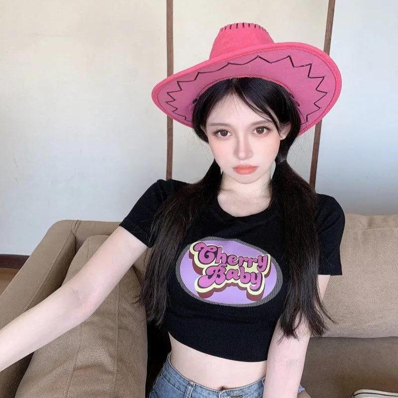 Pydshop Cherry Baby Crop Top