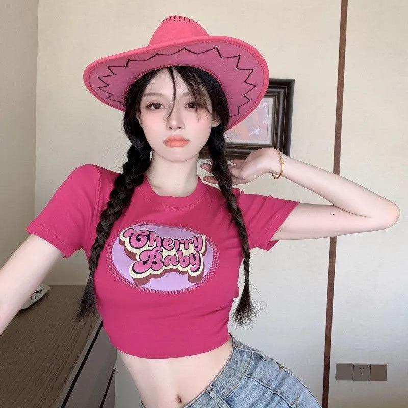 Pydshop Cherry Baby Crop Top