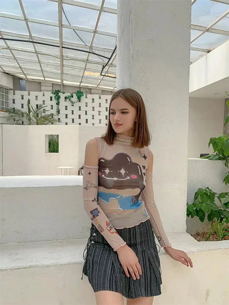 Pydshop Cloud Monster Mesh Top