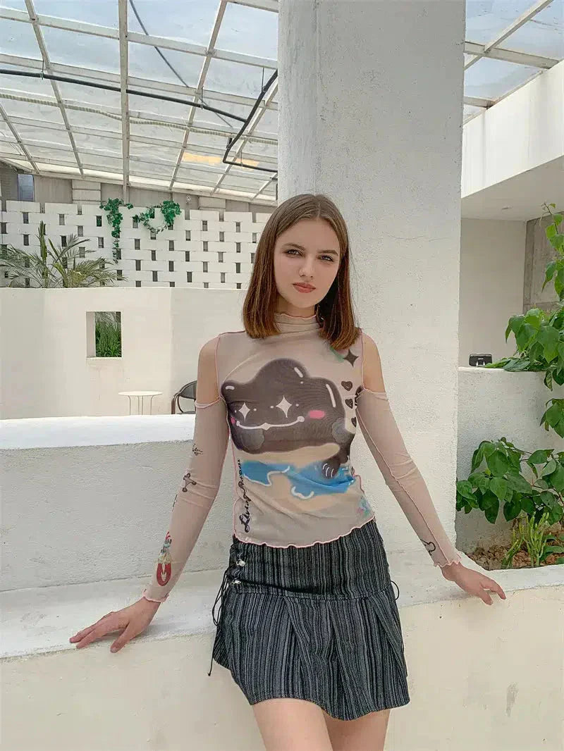 Pydshop Cloud Monster Mesh Top